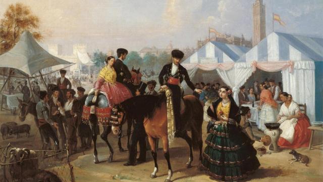 Estampas de la Feria de Sevilla del siglo XIX / © Colección Carmen Thyssen-Bornemisza