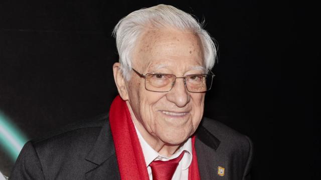 El Padre Ángel, en un evento celebrado en Madrid en febrero de 2025.