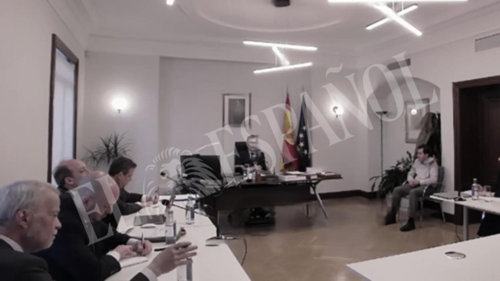 El audio del interrogatorio desde una tarima de Peinado a Bolaños: "Salga de la sala y averigüe datos para contestar"