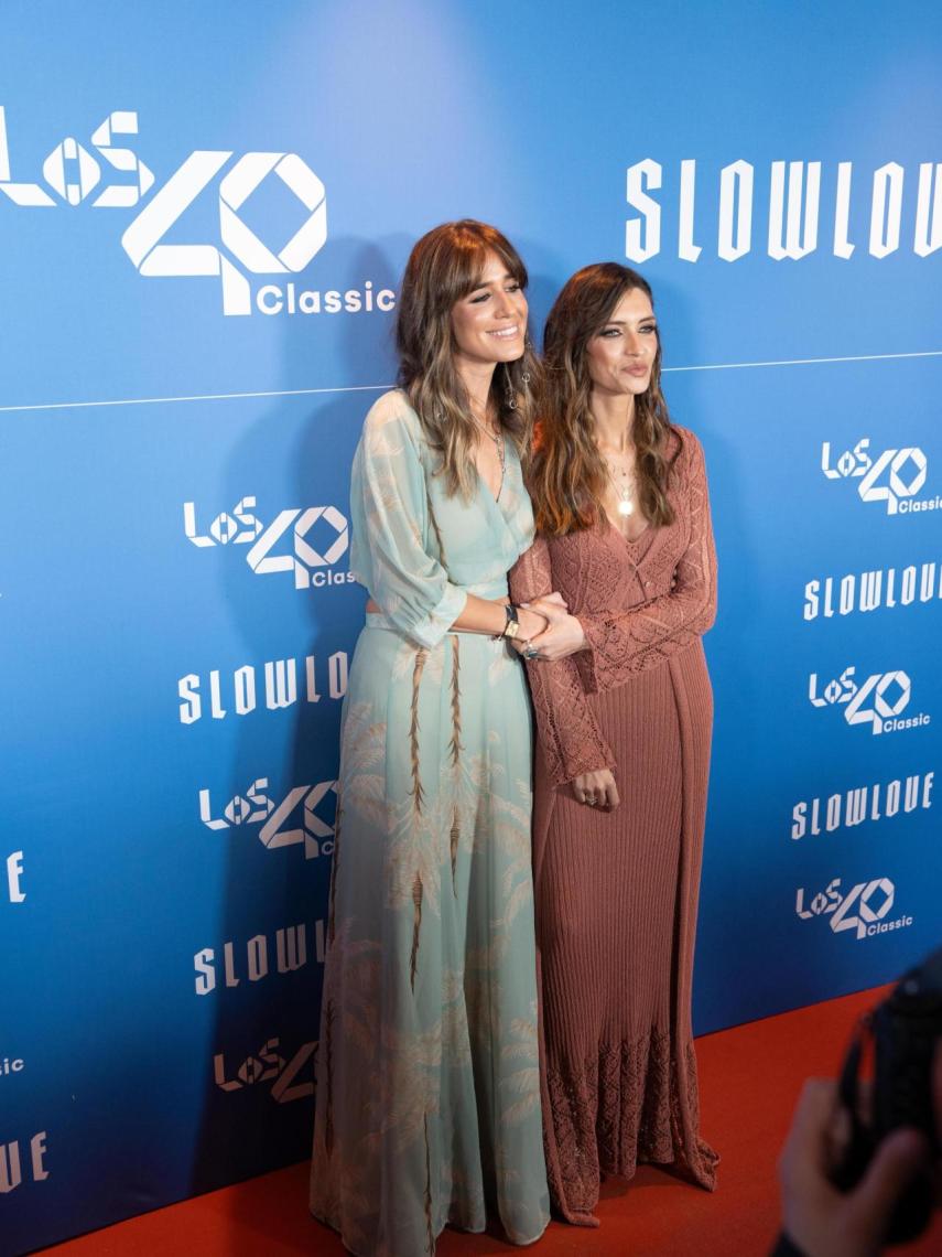 Sara Carbonero e Isabel Jiménez, posando en el 'photocall'.
