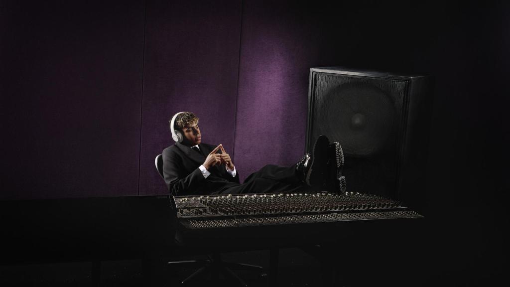 Lamine Yamal en una imagen publicitaria de Beats.