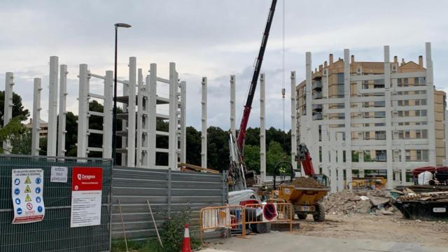 Construcción de vivienda en Zaragoza.