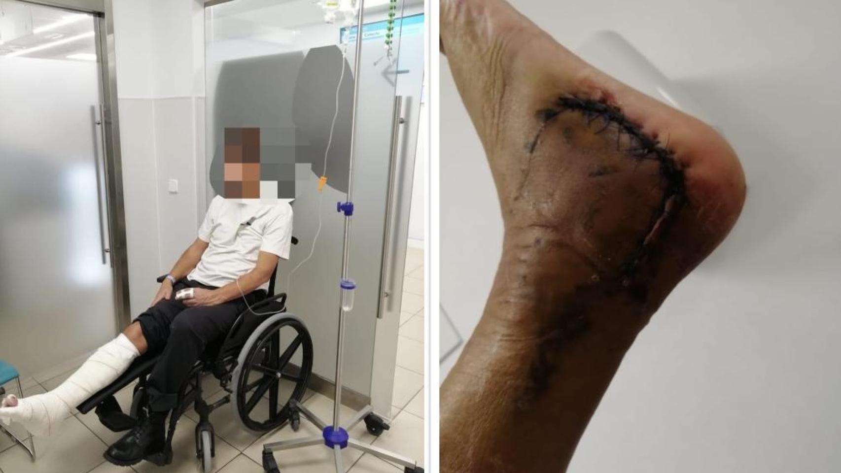 Miguel, forzado a jubilarse tras estar un año en silla de ruedas por defender a una compañera de una agresión sexual