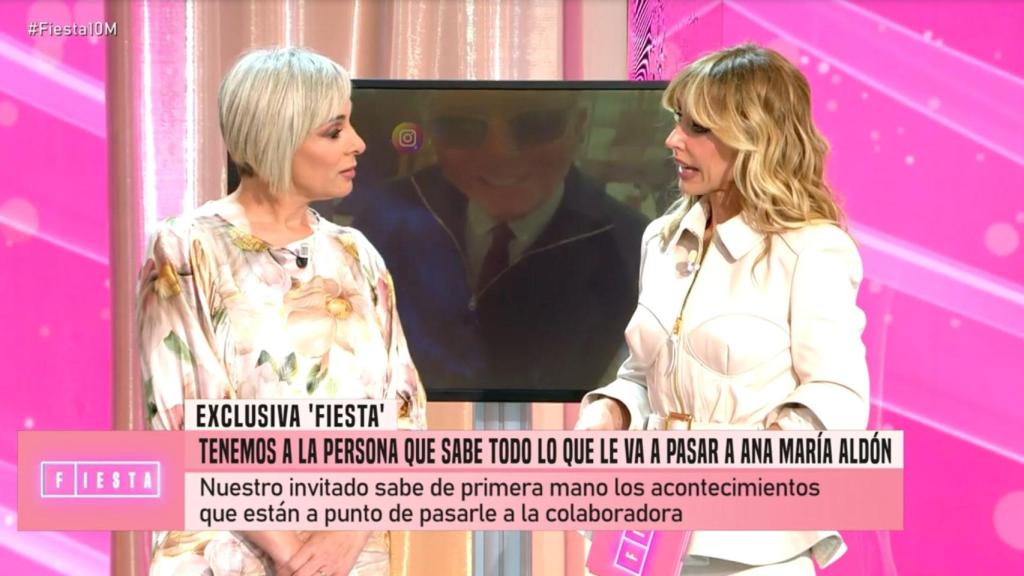 Ana María Aldón y Emma García en 'Fiesta'.