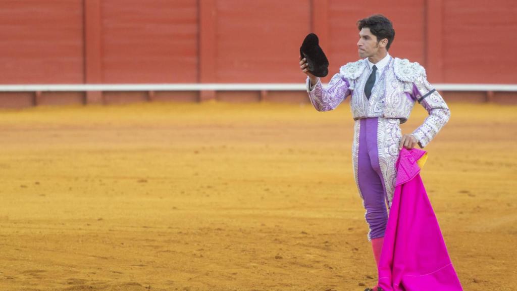 Cayetano Rivera Ordóñez, en la feria de abril este 10 de mayo.