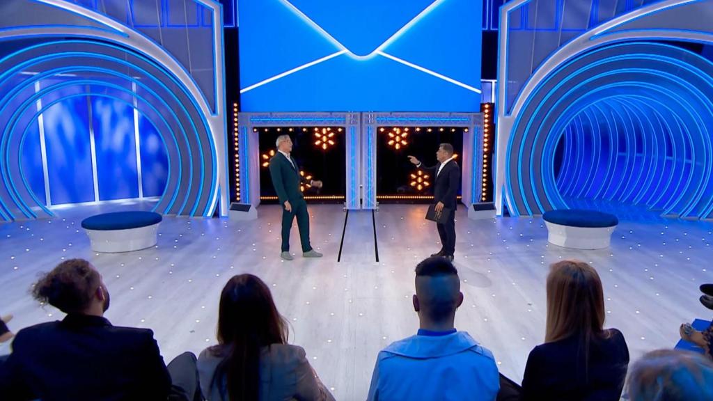 Boris Izaguirre y Jorge Javier Vázquez en 'Hay una cosa que te quiero decir'.