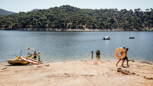 Playa Virgen de la Nueva del Pantano de San Juan.