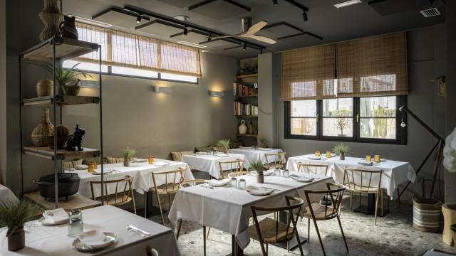 El salón del restaurante.