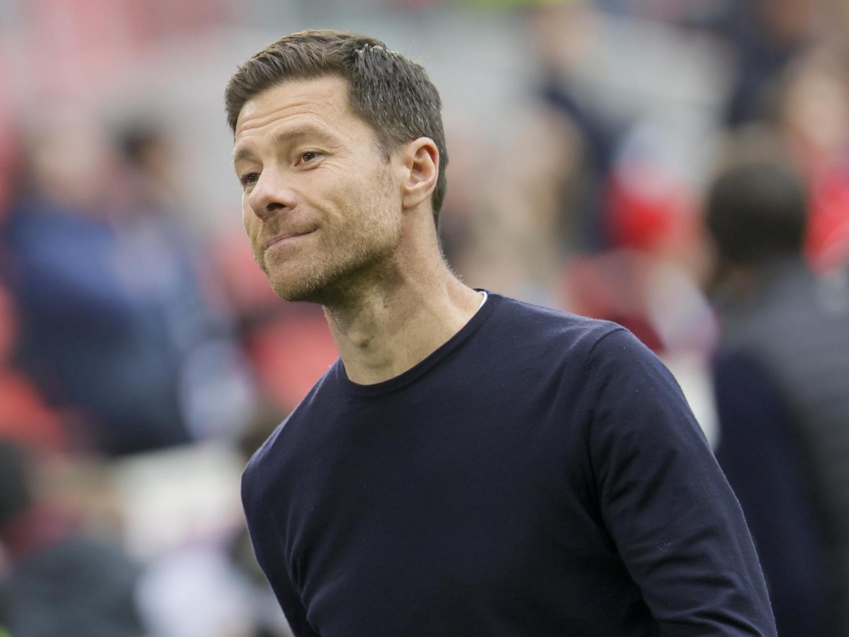 Xabi Alonso, en un partido del Bayer Leverkusen