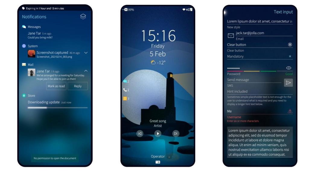 Sailfishos on a mobile