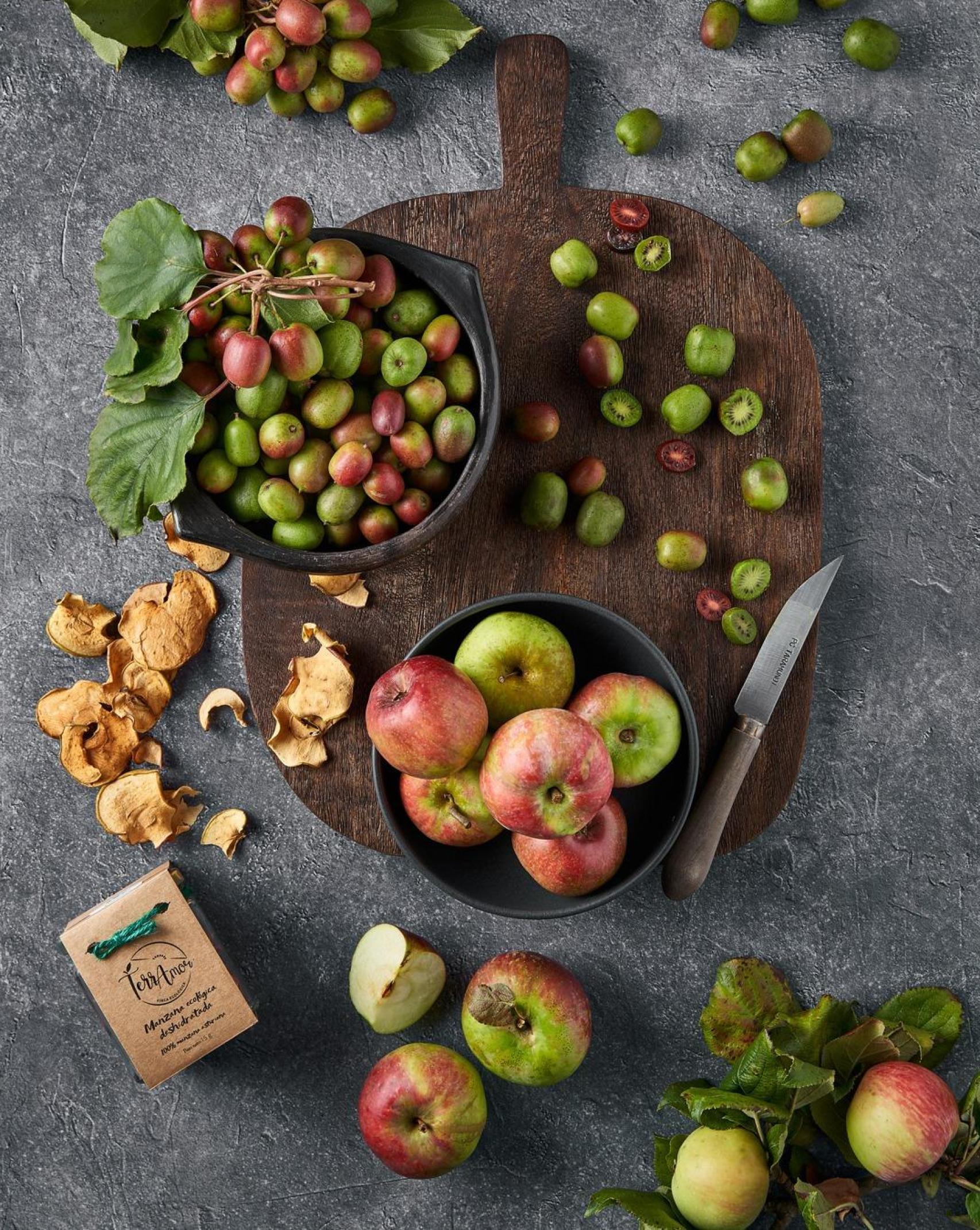 Las manzanas de mesa y los 'kiwinos' de TerrAmor.