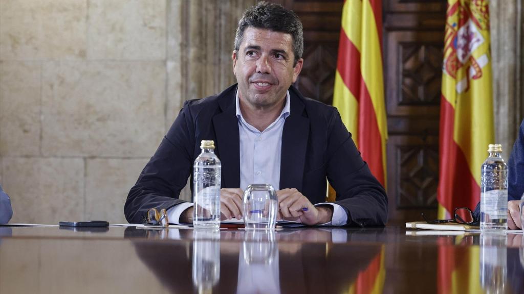 Carlos Mazón en la comisión mixta. Rober Solsona/Europa Press