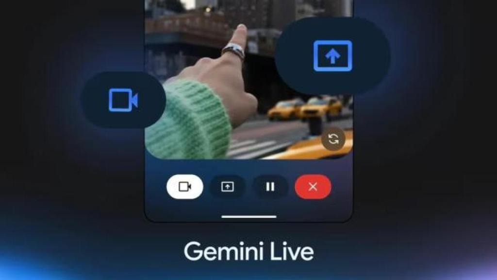 Display option in Gemini Live