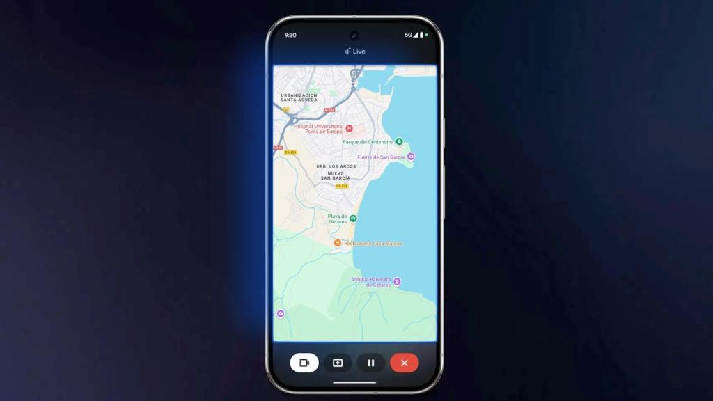 Gemini Live on Google Maps