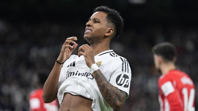 Rodrygo, con el Real Madrid