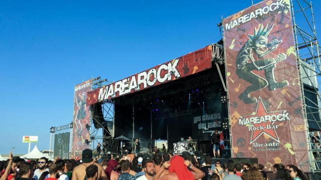 Una de las ediciones anteriores Festival Marearock que este año celebra su XX Aniversario.