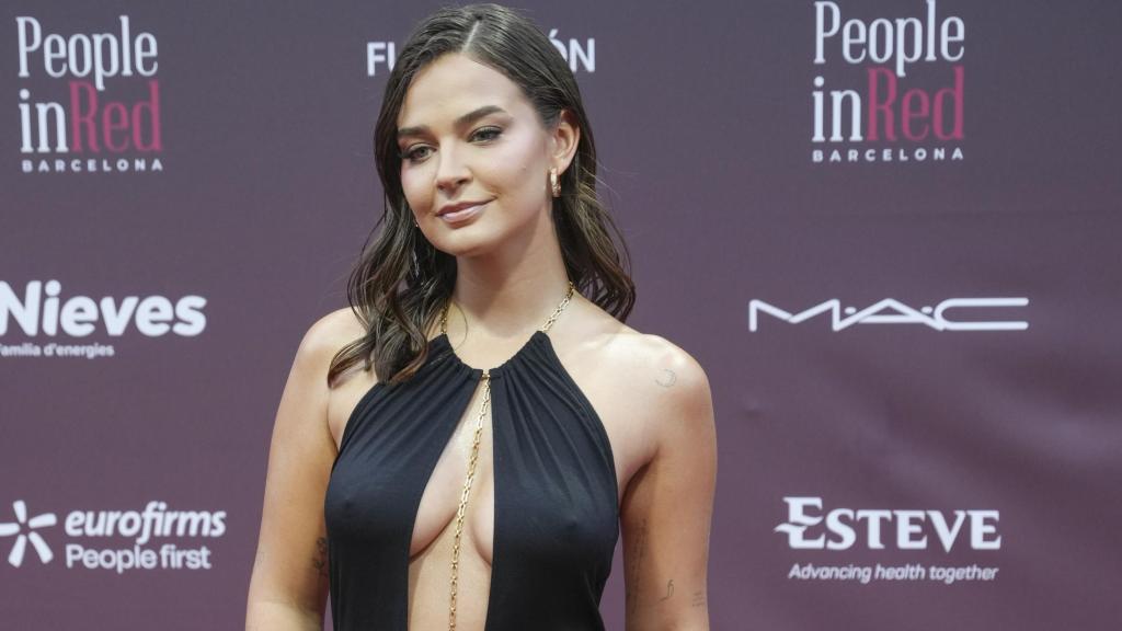 Laura Escanes, en la fotocall de la Gala Solidaridad.