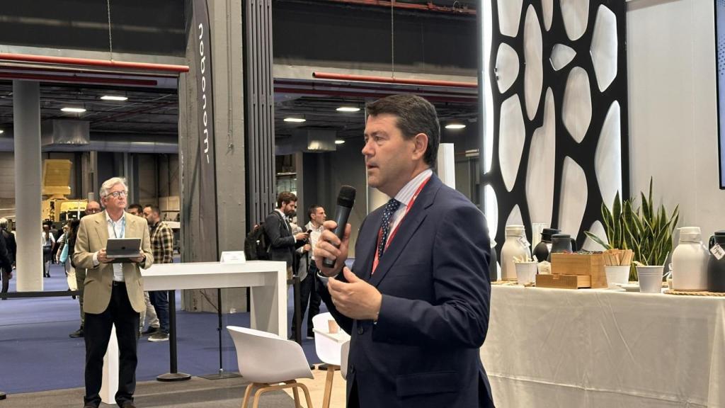 El director de Innovación, Procesos y Transformación Digital en Isdefe, Ildefonso Vera, en su intervención en el evento.