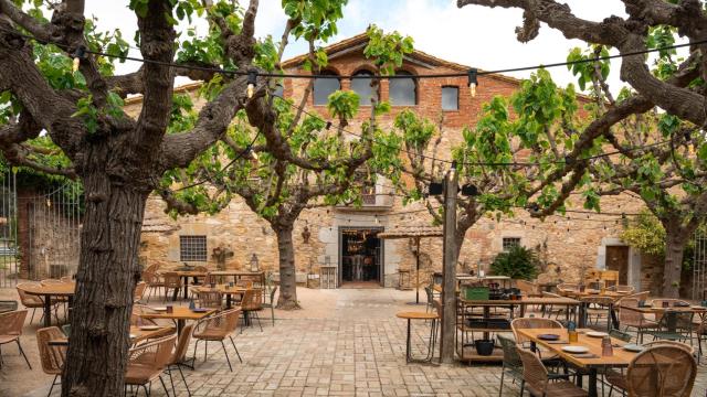 La terraza del restaurante.