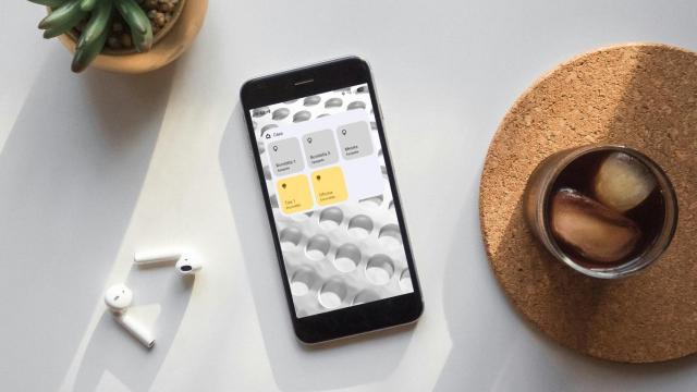 Widget en un móvil