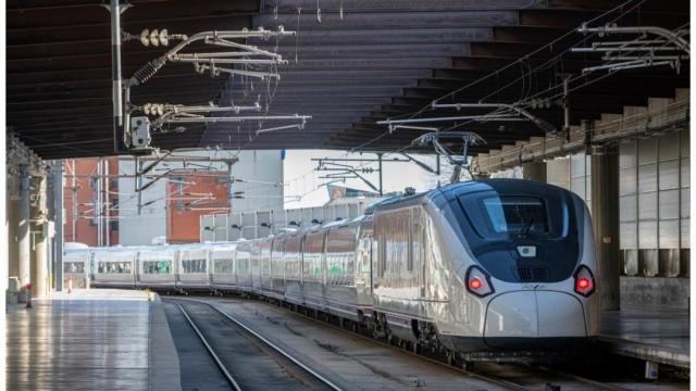Imagen de archivo de un tren AVE.