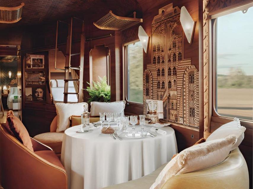 La decoración del interior de los trenes de lujo evoca a otros tiempos y está imbuida de glamour y exclusividad.