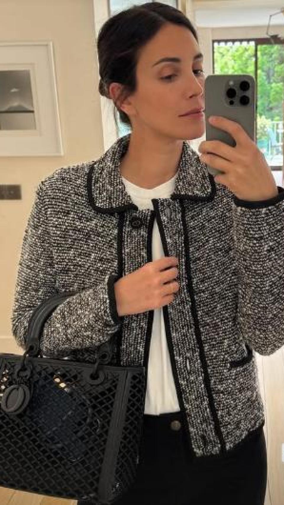 Sassa de Osma, en una 'historias' de Instagram.