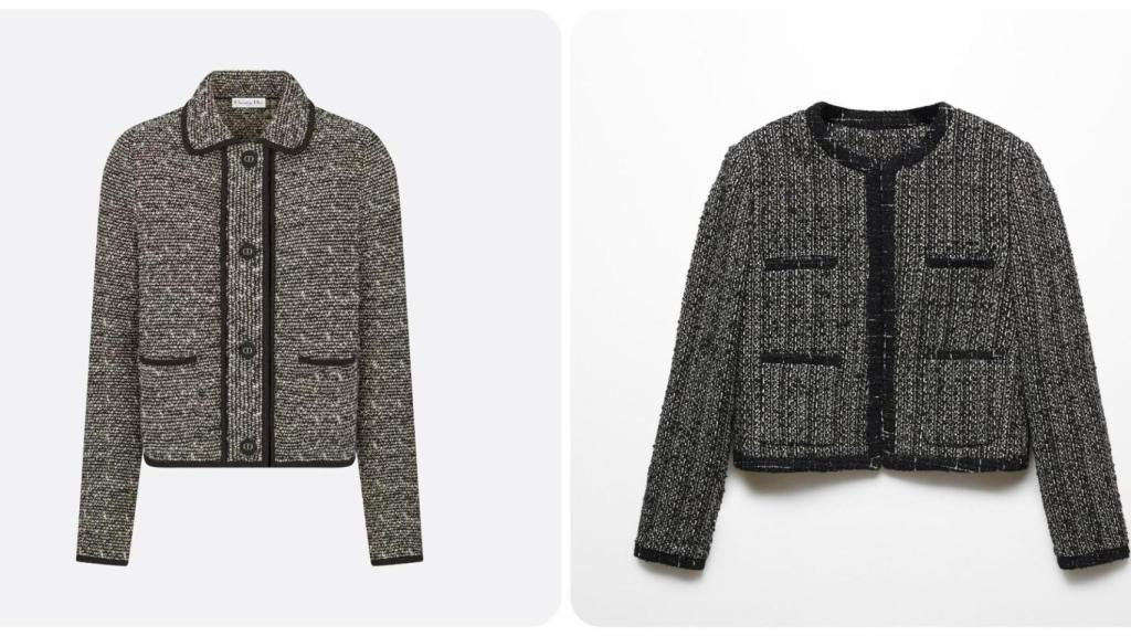 Comparación de modelos Dior y Mango.