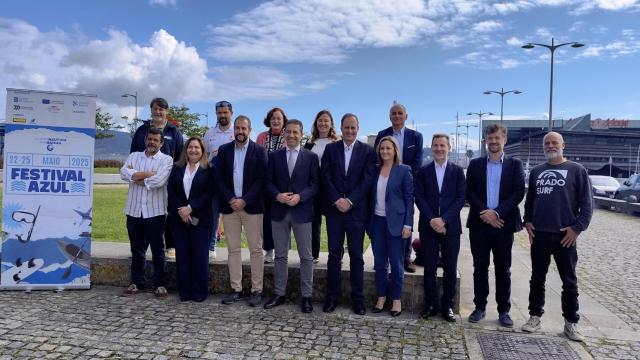Presentación de la 5ª edición del Festival Azul que se celebra en el Puerto de Vigo