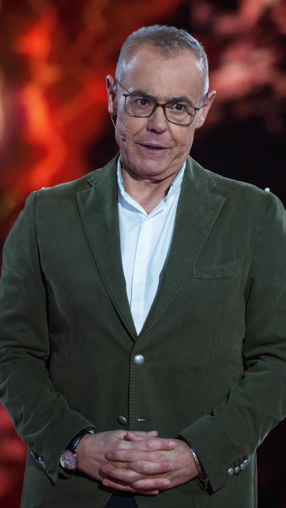 El presentador catalán, durante la presentación de un programa de televisión, en 2020.