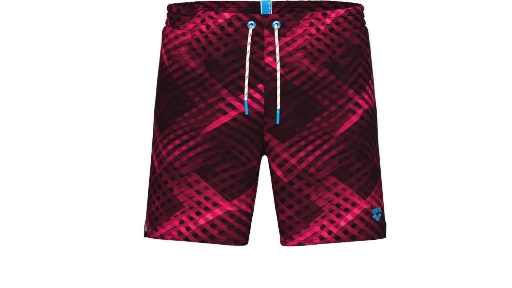 Traje de baño de agua impresa morada.