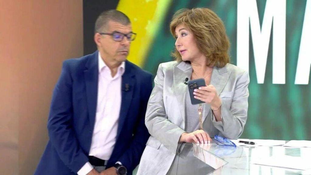 Manuel Marlasca y Ana Rosa Quintana en 'El programa de AR'.
