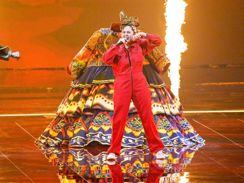 Manizha, la última representante de Rusia en Eurovisión hasta la fecha.