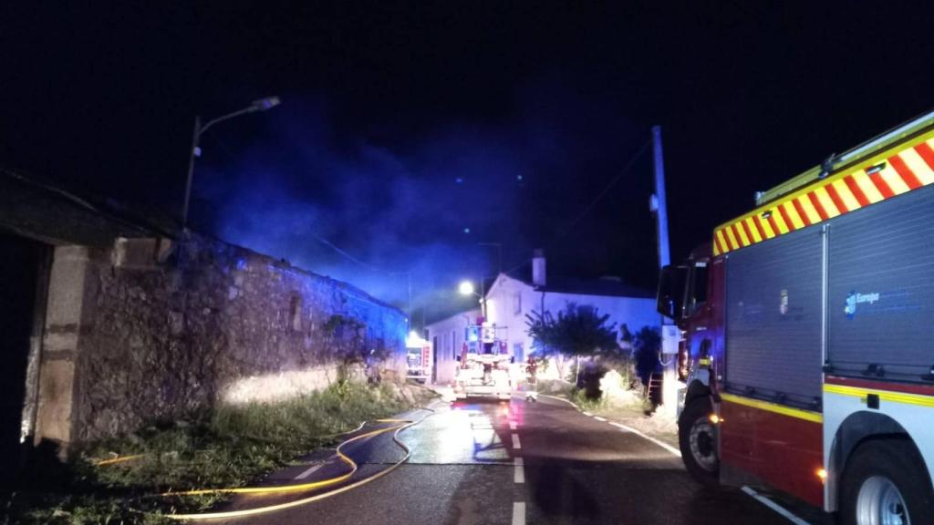 Incendio de una vivienda en Sogo