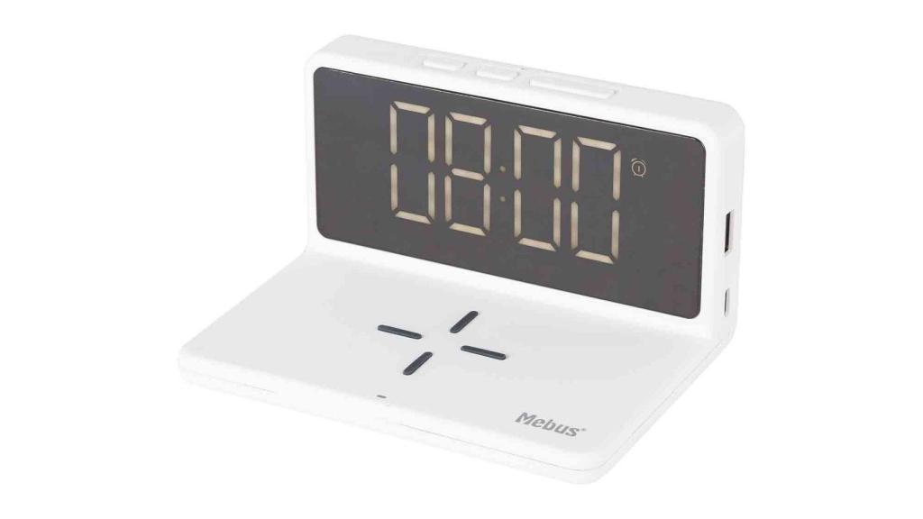 El reloj despertador con carga inalámbrica de Lidl