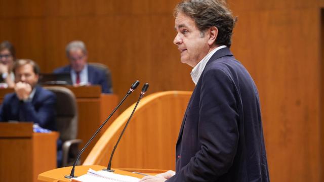 El consejero de Hacienda, Roberto Bermúdez de Castro, en un Pleno