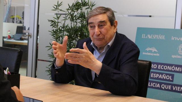 Lendoiro durante su entrevista