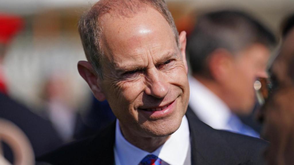 Príncipe Eduardo, en un acto en Buckingham en 2024.
