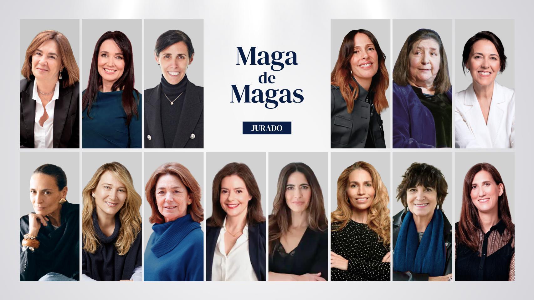 14 grandes referentes de la comunicación y la cultura española forman el jurado que elegirá a las ganadoras de los premios maga de magas 2025