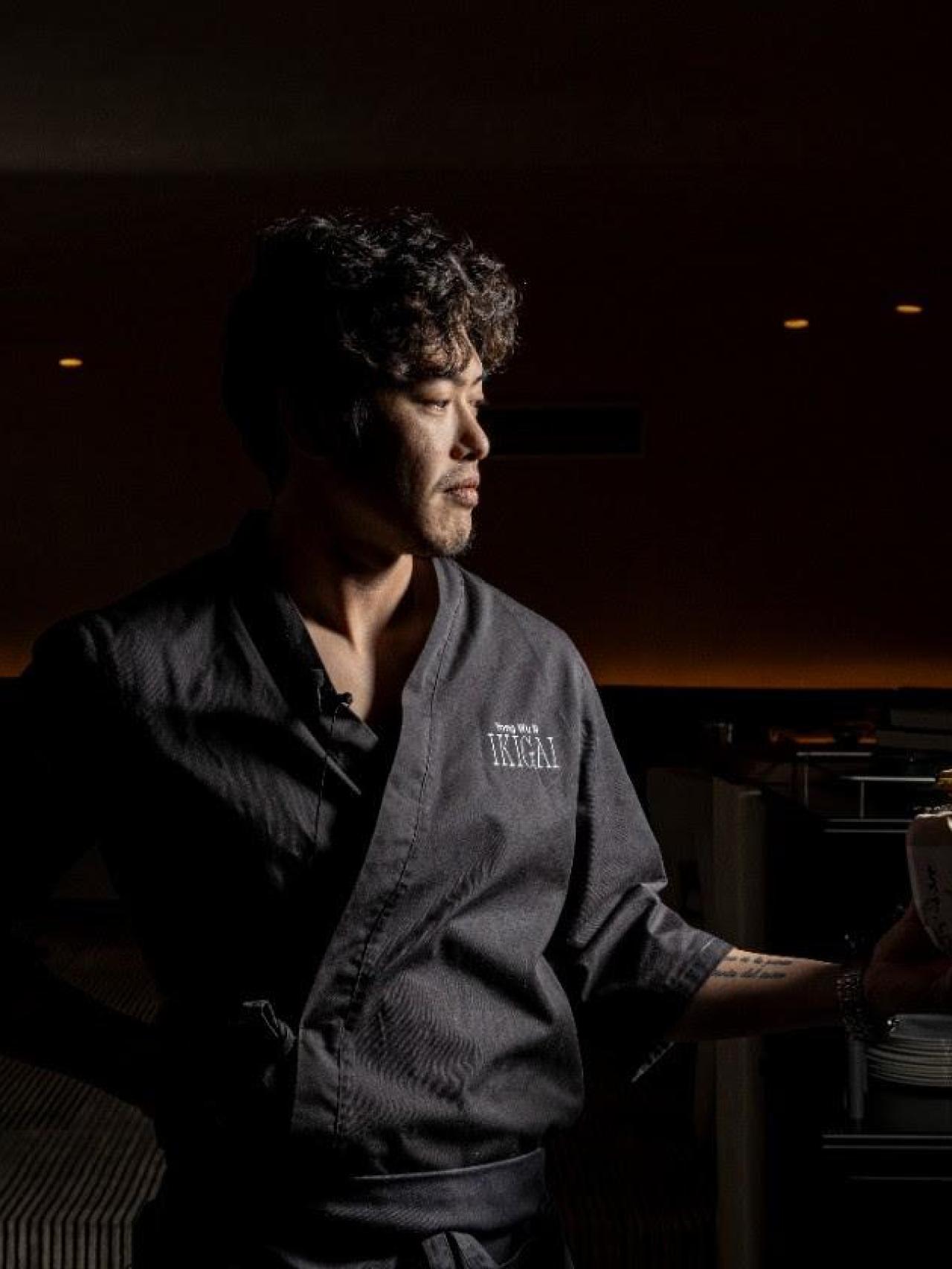 El chef Yong Wu Nagahira de Ikigai Velázquez.