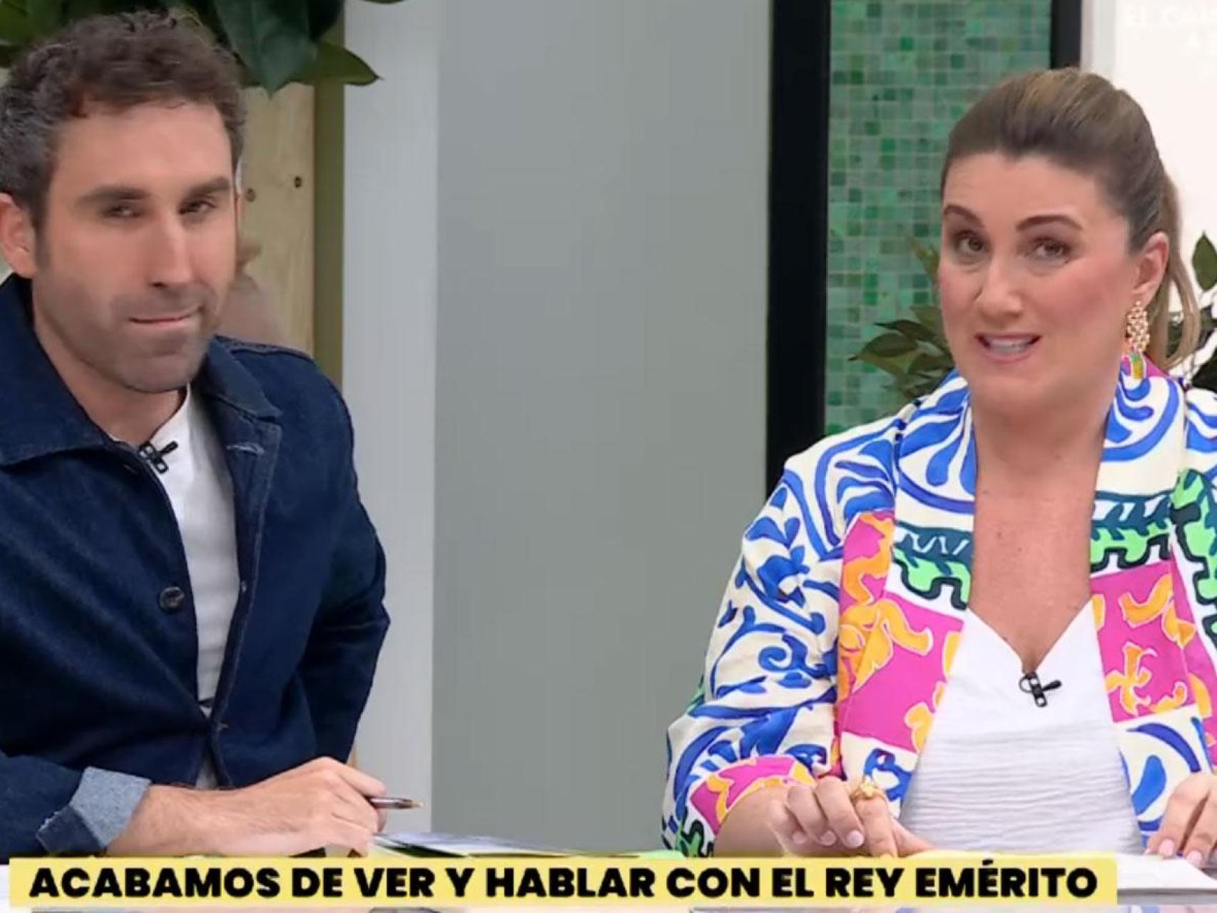 Carlota Corredera se convierte por sorpresa en presentadora de 'La familia  de la tele' por la ausencia de Inés Hernand