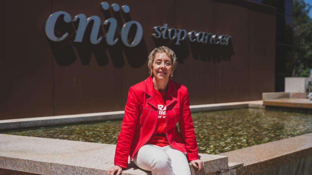 La investigadora Marisol Soengas tras su entrevista con este periódico.