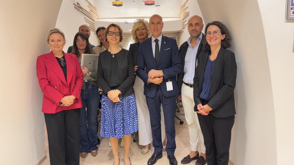 El alcalde de León, José Antonio Diez, durante su visita a la sede de la FAO en Roma