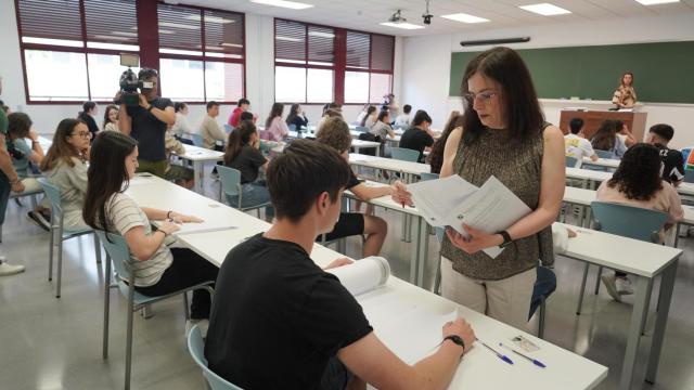 Pruebas de la EBAU en la Universidad de Valladolid en junio de 2024