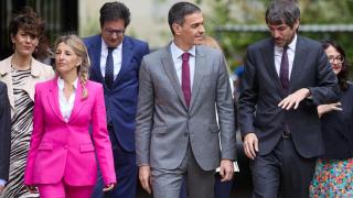 El presidente del Gobierno, Pedro Sánchez, este lunes.