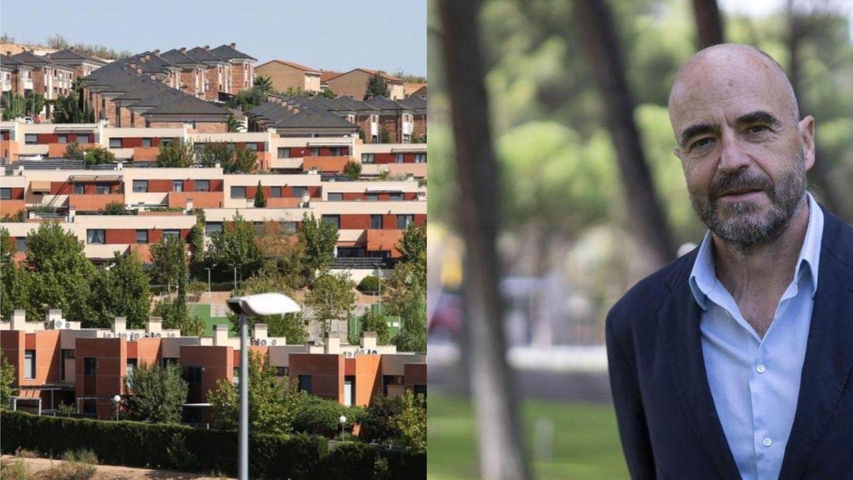 Montaje de Javier Díaz-Giménez, profesor de Economía.