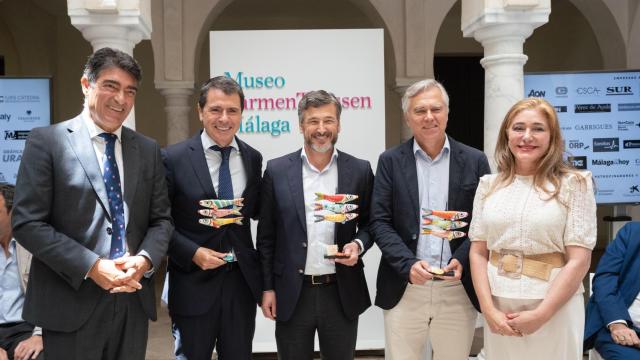 Los homenajeados por el Museo Carmen Thyssen Málaga.