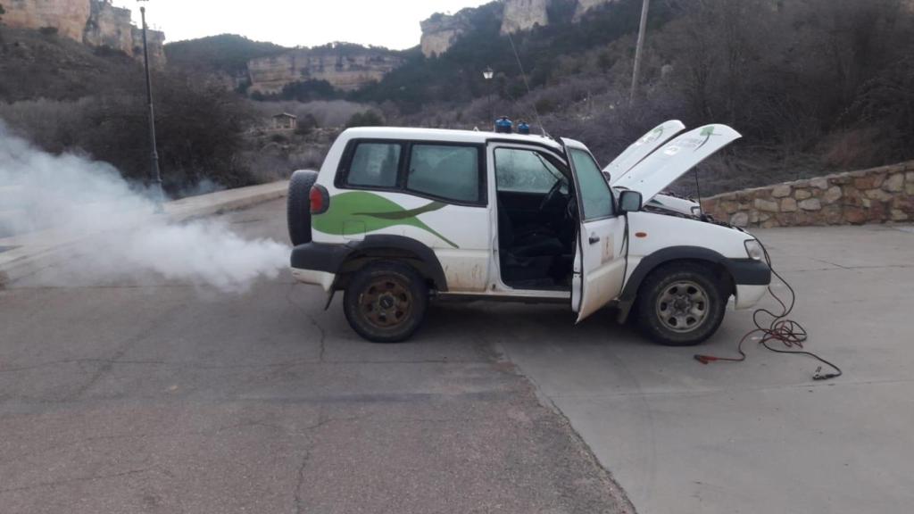 Vehículo de los Agentes Medioambientales de Castilla-La Mancha.