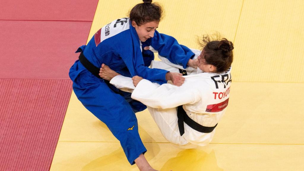 Shahana Hajiyeva, durante los Juegos de Tokio.