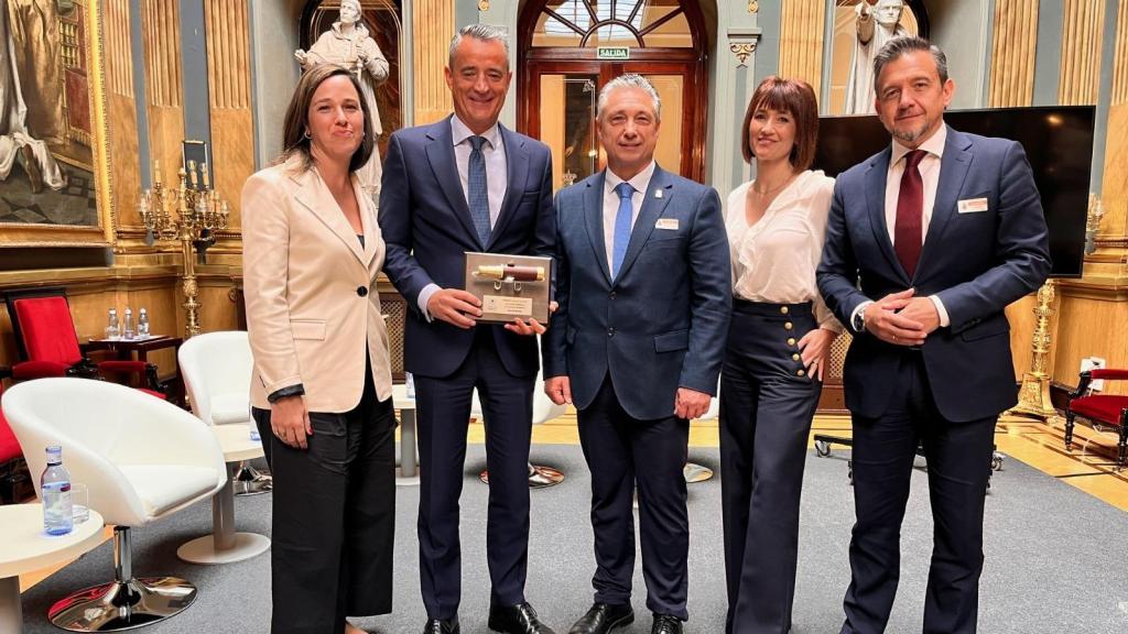 Entrega del premio.